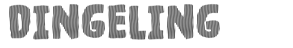 Dingeling font preview